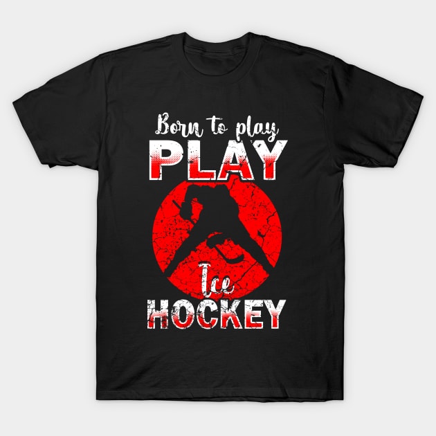 Ice Hockey T-Shirt by Mila46